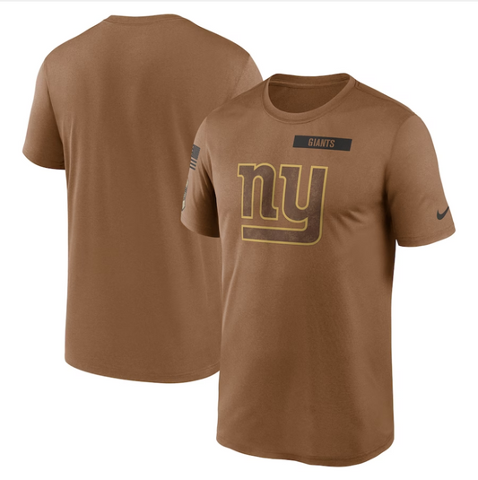 men/women/kids New York Giants 2023 Salute To Service Sideline T-Shirts mySite