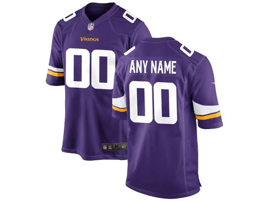 Adult Minnesota Vikings number and name custom Football Jerseys mySite