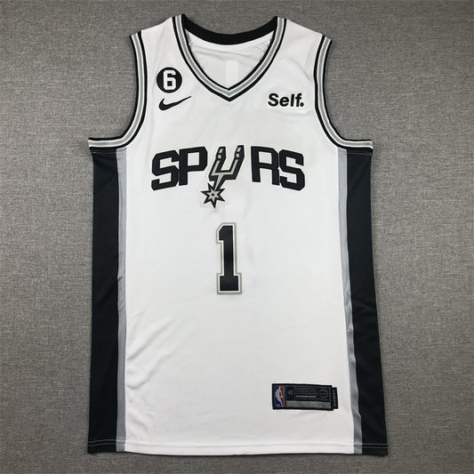 San Antonio Spurs Victor Wembanyama NO.1 Basketball Jersey mySite