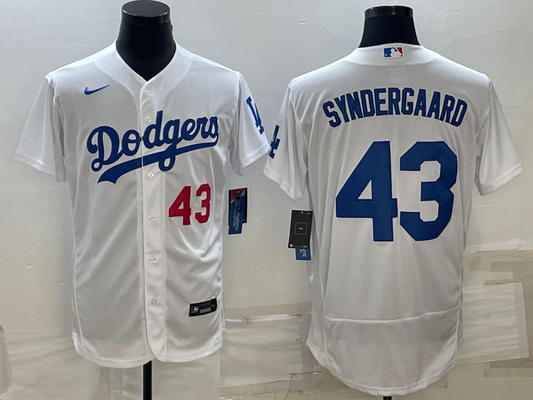 Men/Women/Youth Los Angeles Dodgers Noah Syndergaard #43 baseball Jerseys