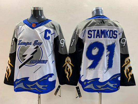 Tampa Bay Lightning Steven Stamkos #91 Hockey jerseys mySite