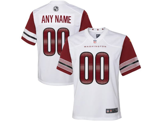 Kids Washington Commanders name and number custom Football Jerseys mySite