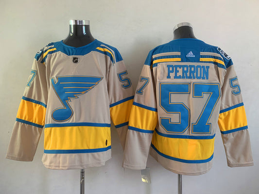 St. Louis Blues PERRON #57Hockey jerseys mySite