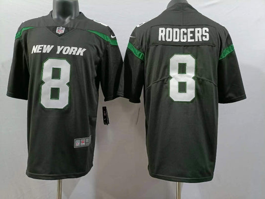 Adult New York Jets Aaron Rodgers NO.8 Football Jerseys mySite