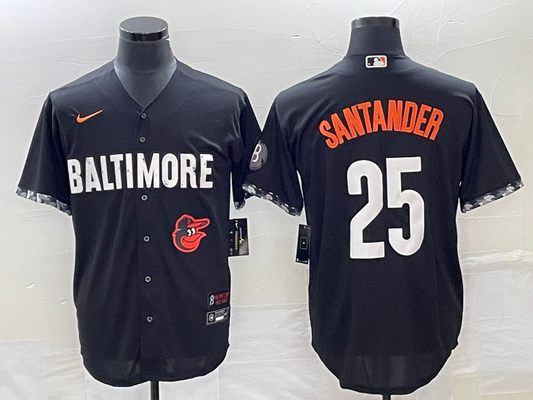 Adult  Baltimore Orioles  Anthony Santander #25 baseball Jerseys