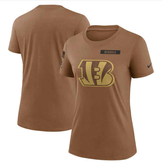 Women's Cincinnati Bengals  2023 Salute to Service Legend Performance T-Shirt mySite
