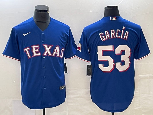 Adult Texas Rangers Corey Garcia NO.53 baseball Jerseys mySite
