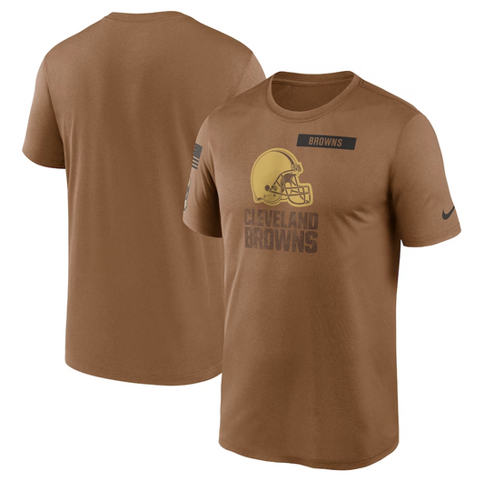 men/women/kids Cleveland Browns 2023 Salute To Service Sideline T-Shirts mySite