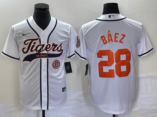 Men/Women/Youth Detroit Tigers Javier Báez  NO.28 baseball Jerseys