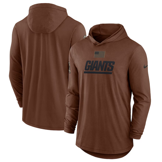 men/women/kids New York Giants 2023 Salute To Service Lightweight Long Sleeve Hoodie T-Shirt mySite