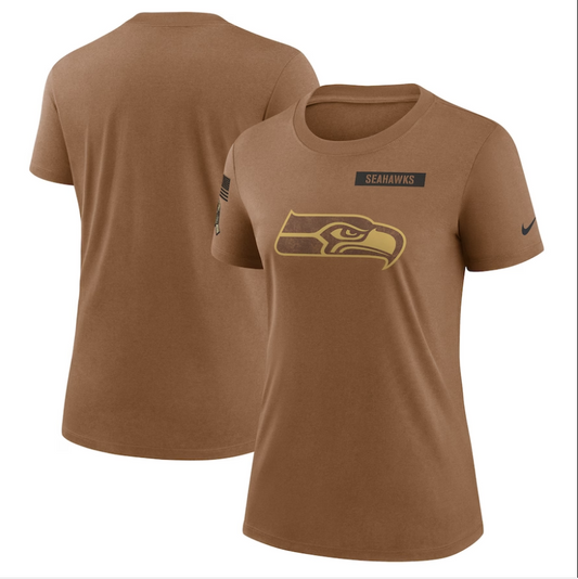 Women's Seattle Seahawks 2023 Salute to Service Legend Performance T-Shirt mySite