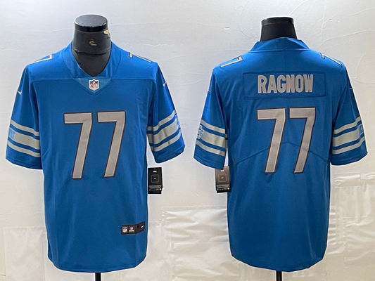 Adult Detroit Lions Frank Ragnow NO.77 Football Jerseys