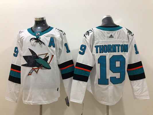 San Jose Sharks Joe Thornton #19 Hockey jerseys mySite