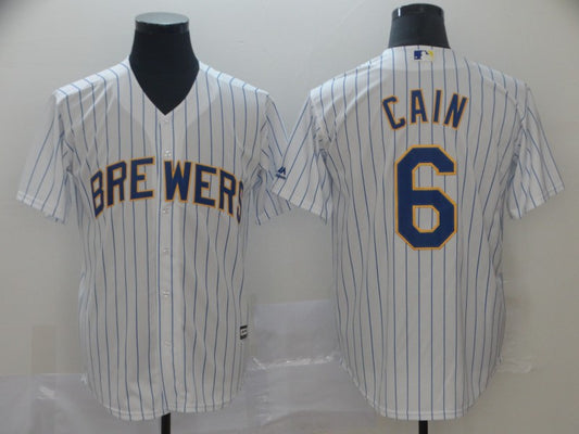 Men/Women/Youth Milwaukee Brewers Lorenzo Cain #6 baseball Jerseys