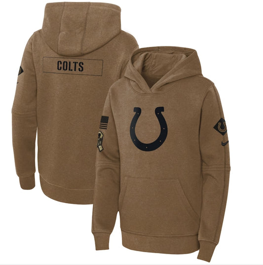 men/women/kids Indianapolis Colts 2023 Salute to Service Club Fleece Pullover Hoodies mySite