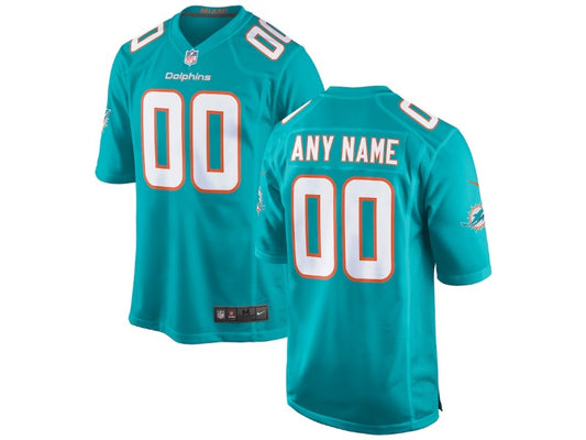 Adult Miami Dolphins number and name custom Football Jerseys mySite