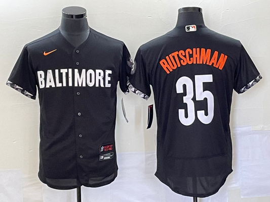 Adult  Baltimore Orioles  Adley Rutschman #35 baseball Jerseys