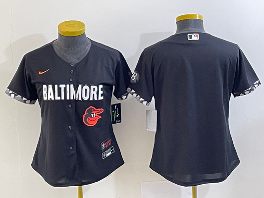 Women's  Baltimore Orioles  baseball Jerseys blank or custom your name and number