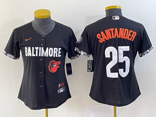 Women's  Baltimore Orioles  Anthony Santander #25 baseball Jerseys