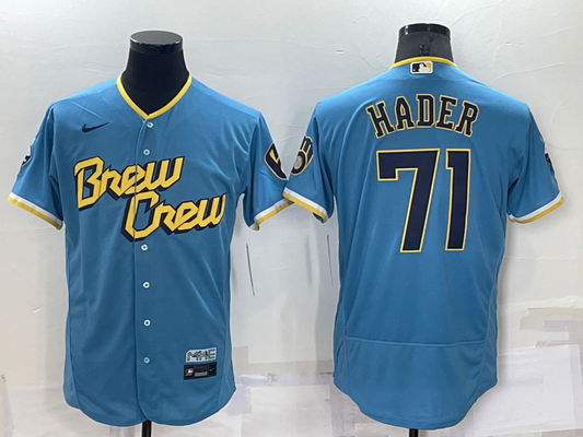 Men/Women/Youth Milwaukee Brewers Josh Hader #71 baseball Jerseys