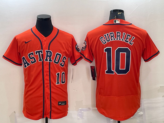 Men/Women/Youth Houston Astros Yuli Gurriel #10 baseball Jerseys