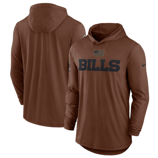men/women/kids Buffalo Bills  2023 Salute To Service Lightweight Long Sleeve Hoodie T-Shirt mySite