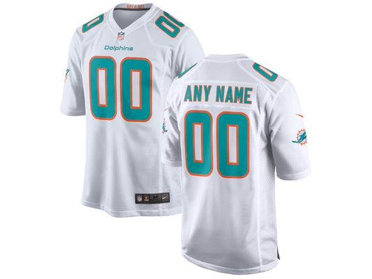 Adult Miami Dolphins number and name custom Football Jerseys mySite