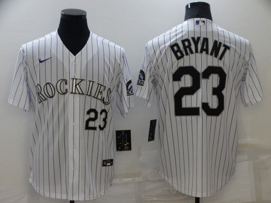Men/Women/Youth Colorado Rockies Kris Bryant #23 baseball Jerseys