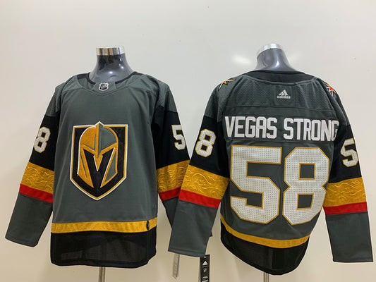 Vegas Golden Knights VEGAS STRONG #58 Hockey jerseys mySite