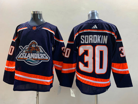 NEW York Islanders Ilya Sorokin #30 Hockey jerseys mySite
