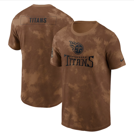 men/women/kids Tennessee Titans 2023 Salute To Service Sideline T-Shirts mySite