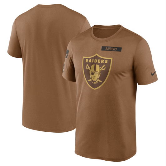 men/women/kids Las Vegas Raiders 2023 Salute To Service Sideline T-Shirts mySite