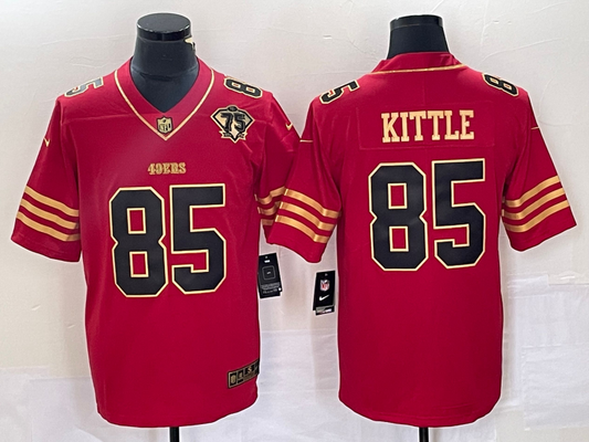 New arrival Adult San Francisco 49ers George Kittle NO.85 Football Jerseys mySite