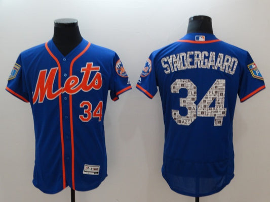 Men/Women/Youth  New York Mets Noah Syndergaard #34 baseball Jerseys