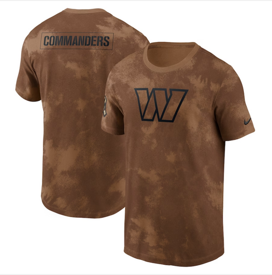 men/women/kids Washington Commanders 2023 Salute To Service Sideline T-Shirts mySite