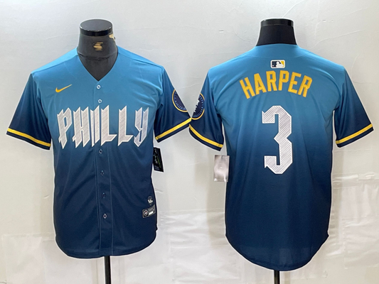 Men/Women/Youth Philadelphia Phillies Bryce Harper #3 baseball Jerseys