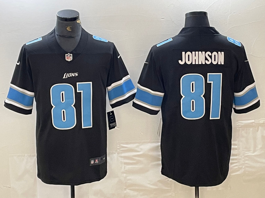 Adult Detroit Lions Calvin Johnson NO.81 Football Jerseys