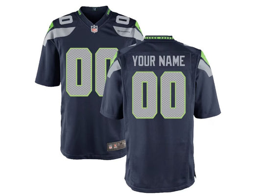 Kids Seattle Seahawks name and number custom Football Jerseys mySite