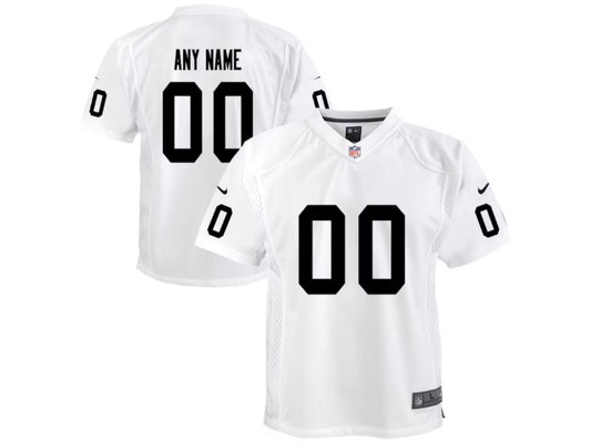 Kids Las Vegas Raiders name and number custom Football Jerseys mySite