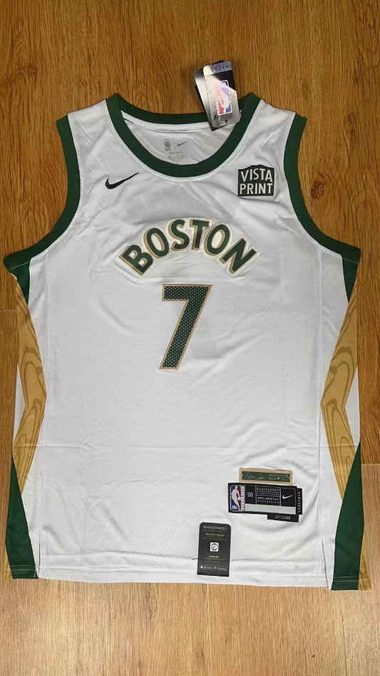 New Arrival Boston Celtics Jaylen Brown NO.7 Basketball Jersey city version mySite