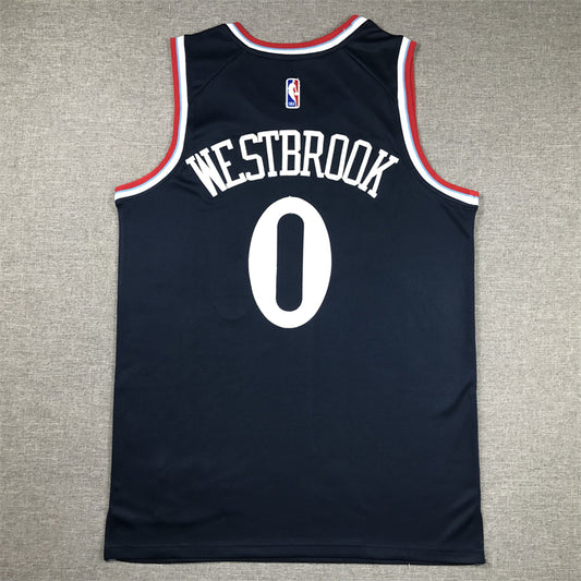 New Arrival Los Angeles Clippers Russell Westbrook NO.0 Basketball Jersey