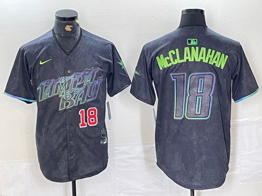 Men/Women/Youth Tampa Bay Rays Shane McClanahan  NO.18 baseball Jerseys