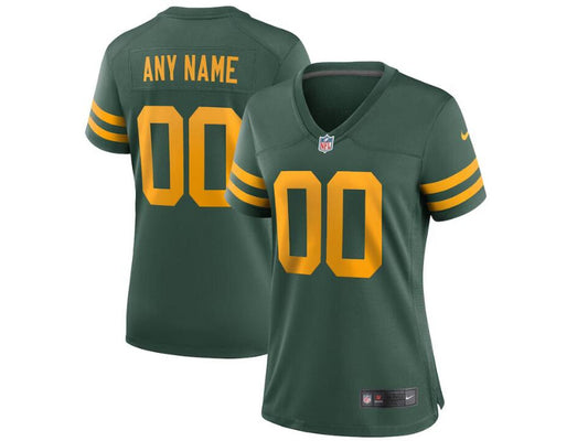 Women's Green Bay Packers number and name custom Football Jerseys mySite