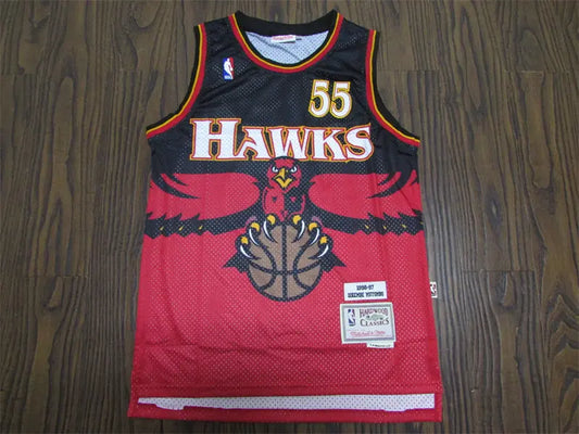 Atlanta Hawks Dikembe Mutombo NO.55 Basketball Jersey mySite