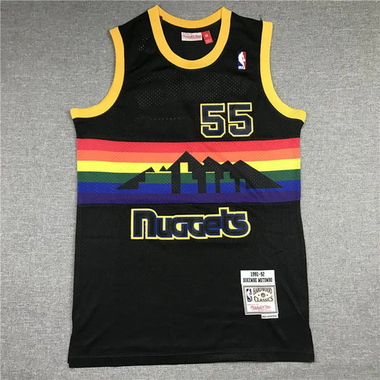 Denver Nuggets Mutombo NO.55  Basketball Jersey mySite