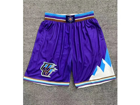 Utah Jazz Purple Basketball Shorts mySite