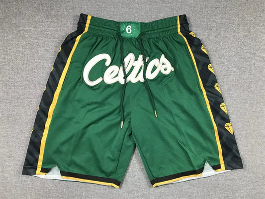 Boston Celtics Green Basketball Shorts mySite