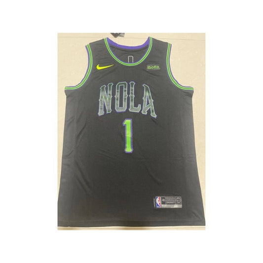 New Orleans Pelicans Zion Williamson NO.1 Basketball Jersey city version mySite