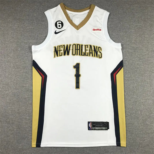 New Orleans Pelicans Zion Williamson NO.1 Basketball Jersey mySite
