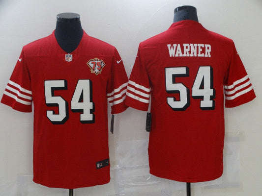 Adult San Francisco 49ers Fred Warner NO.54 Football Jerseys mySite